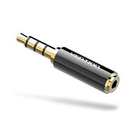 Vention adaptador jack bfbb0/ jack 3.5 macho - jack 2.5 hembra/ negro