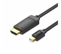 Cable Conversor Vention HAHBG/ Mini DisplayPort Macho - HDMI Macho/ 1.5m/ Negro
