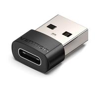 Vention CDWB0 Adaptador USB 2.0 Tipo-A Macho a USB Tipo-C Hembra Negro