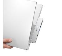 VENTION Adaptador USB para MacBook, Mac Hub con Dual USB C, conector magnético USB-C, PD 140 W/8K @ 240 Hz/80 Gbps Max TF/lector SD, compatible con todos los ordenadores portátiles/iPads, plata