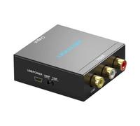 Vention AEFB0 Convertidor RCA a HDMI USB Metal Negro 1080p