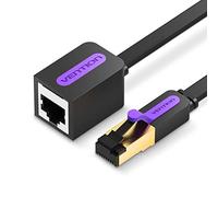 VENTION Alargador Cat 7 Cable Ethernet - 10m, Extensión Lan Cable extensión Ethernet RJ45 Cat7, 10Gbps Cable Extensión de Red Ethernet Cat7 RJ45 Macho Blindado a Conector Hembra Cat 7 Cat 6 Cat 5