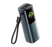 VENTION Batería externa para portátil de 20000 mAh, carga rápida de 165 W, pantalla digital y animación emoji, cable USB-C integrado, 2 x 100 W USB-C + USB-A, para iPhone 16/15/14/13 Pro Max, MacBook