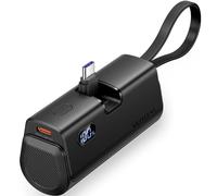 Powerbank Vention FHQB0 4800mAh 22.5W Mini LED USB-C Lightning Negra