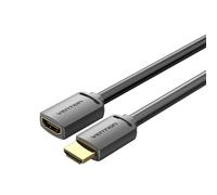 Cable HDMI Vention AHCBF 4K 60Hz 50cm Macho a Hembra Chapado en Oro Negro