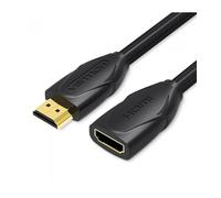 Cable Alargador HDMI Vention VAA-B06-B300/ HDMI Macho - HDMI Hembra/ 3m/ Negro