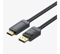 Cable adaptador Vention HAGBF DisplayPort a HDMI 4K 1m blindado negro