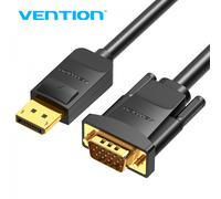 Cable Conversor Vention HBLBH DisplayPort a VGA 2m Macho/Macho Blindado Negro