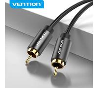 Cable Estéreo RCA Vention VAB-R09-B150 1.5m doble apantallado contacto dorado negro