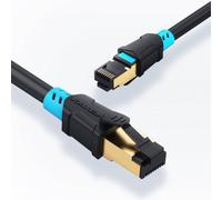 Vention Cable de red Cat6 SSTP 10 m negro | Cable Ethernet Gigabit apantallado VAP-A06-B1000