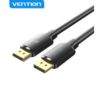 Cable DisplayPort VENTION HAKBH 2m 4K60Hz negro contactos dorados 30AWG