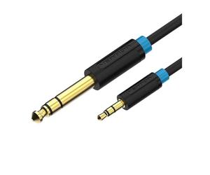 Vention cable estéreo babbi/ jack 6.5 macho - jack 3.5 macho/ 3m/ neg