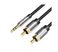 Vention Cable Estéreo BCFBI/ Jack 3.5 Macho - 2x RCA Macho/ 3m/ Negro