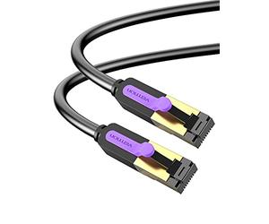 VENTION Cable Ethernet Cat 7 Cable Ethernet Cable de red 10Gbps 600MHz Cable Internet(Conector RJ45) Cable Lan Compatible con PS5, PS4 Xbox X/S PC, TV Box, Router (2m)