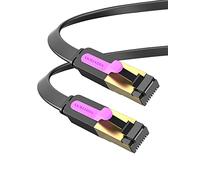 VENTION Cable Ethernet Cat 7 Cable Ethernet Plano Cable de red 10Gbps 600MHz Cable Internet(Conector RJ45) Cable Lan Compatible con Steam Deck, PS5/4, Xbox, PC, TV Box (0,5m)
