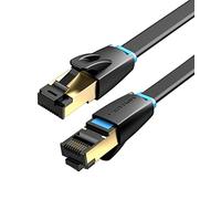 VENTION Cable Ethernet Cat 8 Cable Ethernet Plano/Cable de red 40Gbps 2000MHz Cable Internet(Conector RJ45) Cable Lan Compatible con PS5, PS4 Xbox X/S (5m)