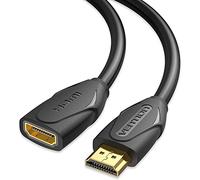 VENTION Cable extensión HDMI 4K@60Hz, cable extensor HDMI de alta velocidad macho a hembra, compatible con Xbox PS3/PS4(1m)