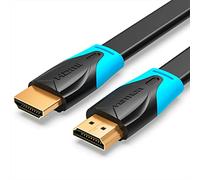 VENTION Cable HDMI plano 4K, ultra alta velocidad macho a macho HDMI 2.0 cable 18Gbps 4K @60Hz 3D, retorno de video UHD 3860p, HD 1080p, Ethernet compatible con Apple TV, arc Xbox PlayStation/PS3/PS4