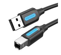 VENTION Cable Impresora USB 3m Cable de escáner USB 2.0 tipo A de alta velocidad para HP/Epson/Dell/Canon/Lexmark/Xerox/Brother/Samsung etc.