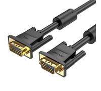 Vention Cable – Cable SVGA DAEBI – VGA macho-macho, 3 m, chapado en oro, negro, 1080p