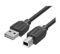 Vention Cable – Cable USB 2.0 Impresora COQBF – USB A a B 480 Mbps 1 m Negro