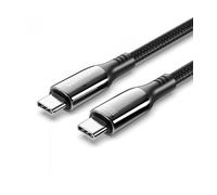 Cable usb 2.0 tipo-c 5a 100w vention ctkbh/ usb tipo-c macho - usb tipo-c macho/ hasta 100w/ 480mbps/ 2m/ negro