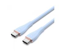 Cable USB 2.0 Tipo-C Vention TAWSG/ USB Tipo-C Macho - USB Tipo-C Macho/ Hasta 100W/ 480Mbps/ 1.5m/ Azul
