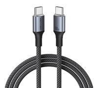 VENTION Cable USB C a USB C con PD/QC USB-C 60 W cable de carga rápida 1,5 | Cable de carga USB C para iPhone 17/16 Pro Max, MacBook Pro/Air, iPad Pro/Air, Galaxy S25/S26, CarPlay