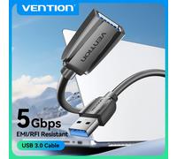 Cable USB 2.0 Vention VAS-A44-B200 480Mbps 2m Macho-Hembra Negro