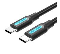 Vention Cable Cable USB COSBD Tipo-C macho a Tipo-C macho 2.0 60W 480Mbps 50 cm Negro