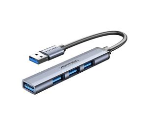 Vention CKOHB Hub 1xUSB 3.0/3xUSB 2.0 Aluminio Gris