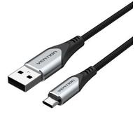 Vention COCHH Cable USB MicroUSB Reversible 3A 480Mbps 2m Gris Nailon