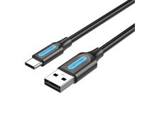 Cable USB 2.0 Tipo-C Vention COKBG/ USB Macho - USB Tipo-C Macho/ 480Mbps/ 1.5m/ Gris