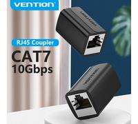 Adaptador Vention IPWB0 RJ45 Cat7 FTP 10Gbps PVC Blindado Negro