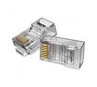 Conector RJ45 Vention IDBR0 Cat5e UTP 50 unidades Transparente/Plata Cobre puro