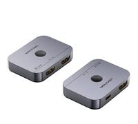 Vention Cable Conmutador AKPH0 HDMI 2.1 8K Bidireccional 2x HDMI hembra USB-C hembra Gris