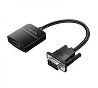 Vention conversor VGA macho a HDMI hembra con cable de 0,5 m negro