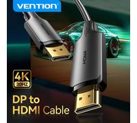 Vention Displayport a HDMI 4K30Hz/4K60Hz Cable 1080P convertidor de Cable de puerto de pantalla para PC portátil proyector adaptador DP a HDMI 4K60Hz