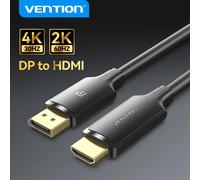 Vention Displayport a HDMI 4K30Hz/4K60Hz Cable 1080P convertidor de Cable de puerto de pantalla para PC portátil proyector adaptador DP a HDMI 4K60Hz