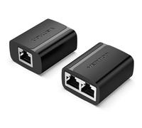 Divisor RJ45 Vention IPTB0 100Mbps 2 uds con blindaje metálico y doble interfaz