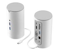 Docking USB Tipo-C Vention TPHWC/ 1xVGA/ 1xHDMI/ 3xUSB/ 1xUSB Tipo-C PD/ 1xUSB Tipo-C/ 1xRJ45/ 1xAudio/ 1xLector Tarjetas SD/ Bl