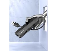 Docking Vention CHPBB 3xUSB 2.0/Micro USB PD/RJ45/Negro/ABS