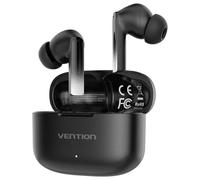 Vention ELF E04 NBIB0 Auriculares Bluetooth con Estuche de Carga con Autonomía de 6h Negros