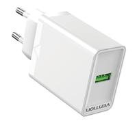 Cargador de Pared Vention FABW0-EU/ 1xUSB/ 18W