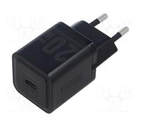 Cargador Vention FEPB0-EU GaN 20W USB-C Negro