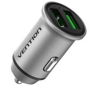 Cargador de Coche Vention FFAH0/ 2xUSB/ 30W