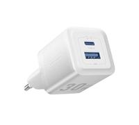 Cargador Gan de Pared Vention FEQW0-EU/ 1xUSB Tipo-C/ 1xUSB/ 30W