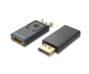 Vention HBKB0 Adadptador DisplayPort Macho a HDMI Hembra 1080p 60Hz Negro