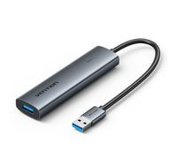 Hub Vention 5 puertos 5Gbps TGXHB USB-A y USB-C aluminio compacto