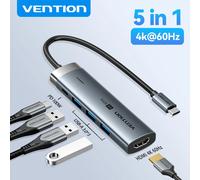 Docking USB-C Vention TGGHB 5 en 1 HDMI 4K USB 3.0 PD 100W